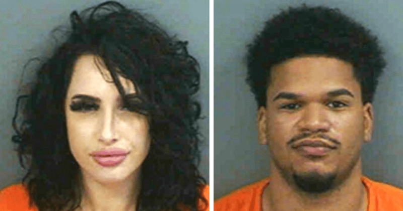 Florida couple booked for having oral sex in back of patrol car and they even PHONED A FRIEND!