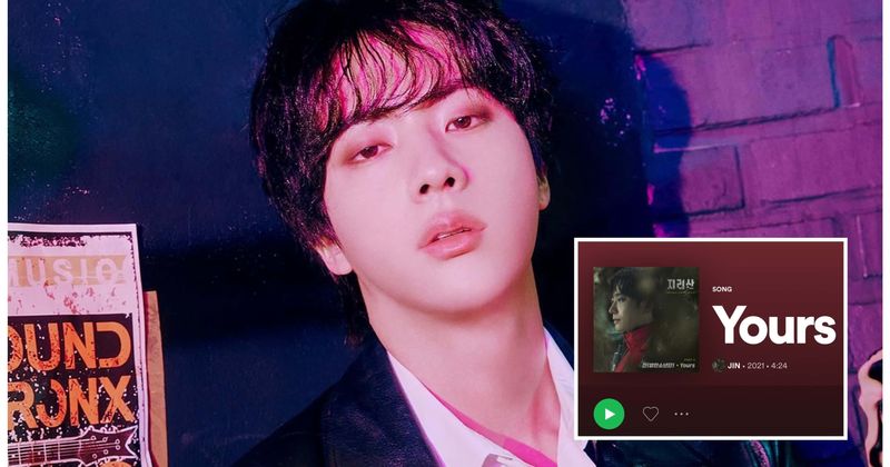 BTS Jin’s OST single ‘Yours’ tops iTunes charts in Japan within 2 hours of release