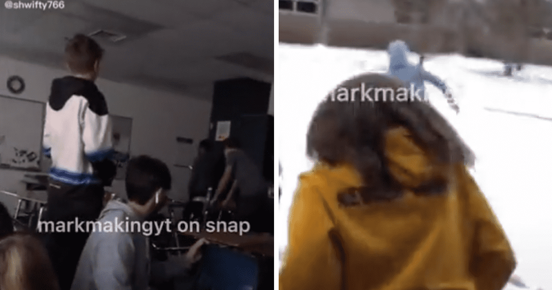 Tiroteo en una escuela de Oxford: videos escalofriantes muestran a estudiantes aterrorizados que se atrincheran en el aula