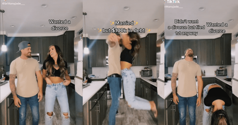 TikTok couple end up renewing their vows after divorce proceedings cost them $100K