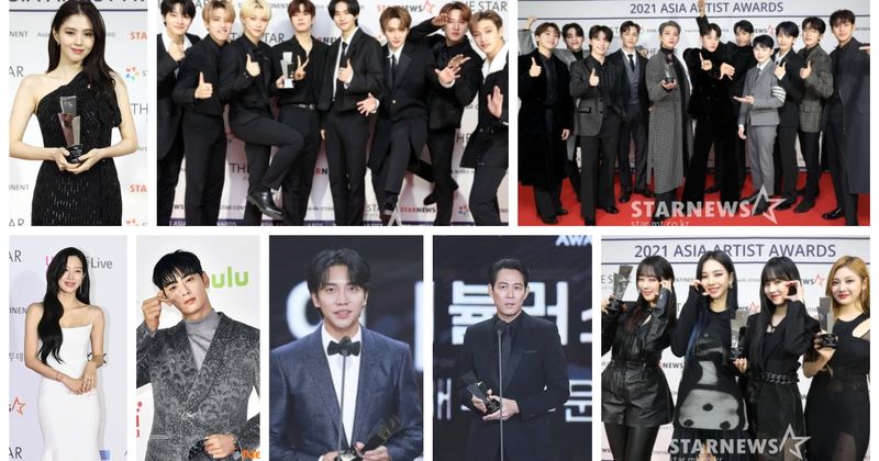 AAA 2021: Full list of winners for year-end Asia Artist Award festival
