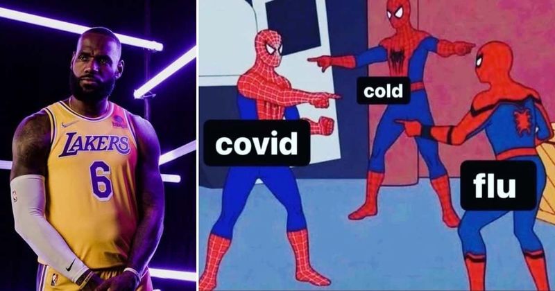 LeBron James trolled for posting controversial Covid meme: 'Bro been talking to Kyrie'