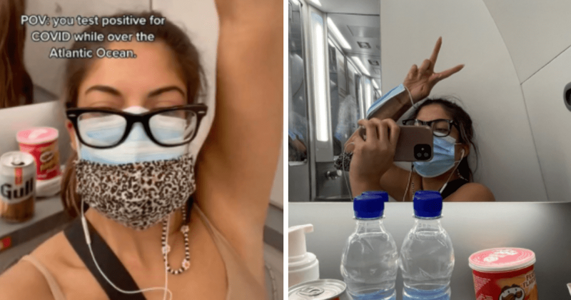 Marisa Fotieo: Woman goes viral for spending 4 hours in aircraft loo after positive COVID test