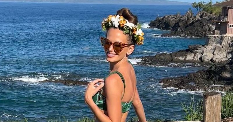 Brooks Koepka's fiancee Jena Sims hits back at 'haters' who trolled her over bikini pic