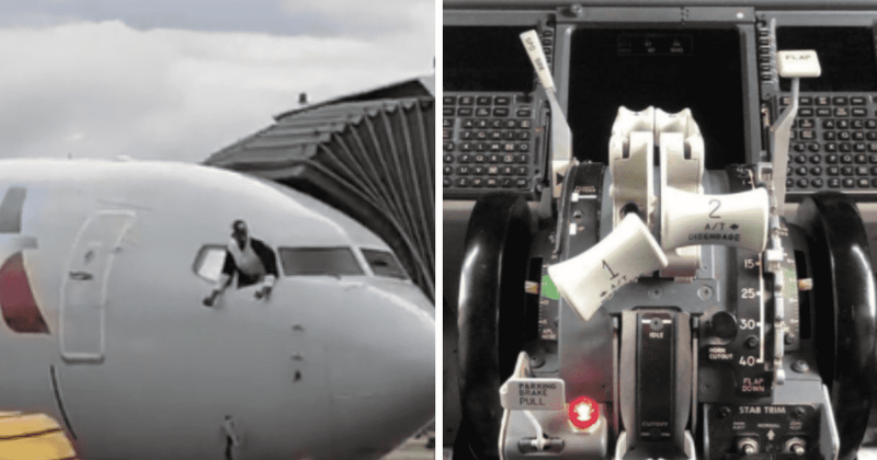American Airlines passenger barges into cockpit and damages control panel in viral video