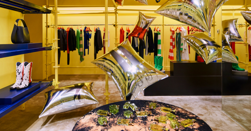 Calvin Klein reimagines Warhol's "Silver Clouds" for NYC flagship