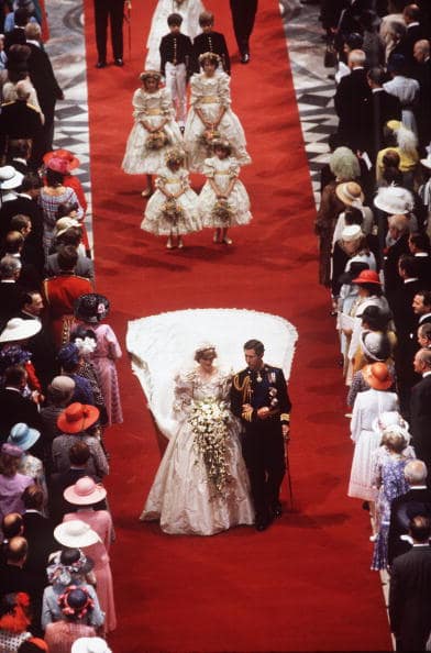 The dishes were named after the members of the royal family at this traditional wedding (Getty Images)