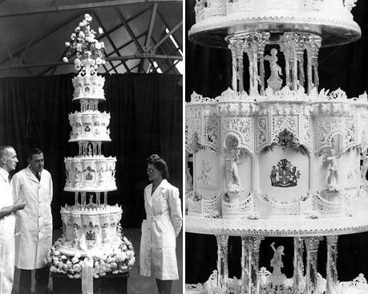 The cake went on to be called "The 10,000-Mile Wedding Cake" because of its ingredients (Twitter)