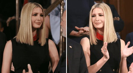 Ivanka Trump stuns in black Givenchy dress at State of the Union as Dem congresswomen don 'suffragette white'