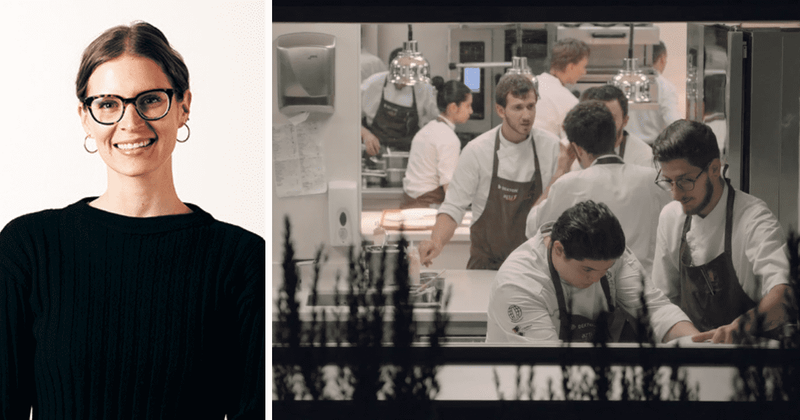 
                            
                            
                            
                            La directora de 'STAGE: The Culinary Internship', Abby Ainsworth, se centró en cómo comenzaron los chefs como Gordon Ramsay