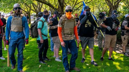 Donald Trump blasts 'Antifa scum' after Proud Boys clash with BLM supporters at Million MAGA March