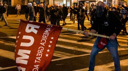 Donald Trump supporters chant ‘Fox News Sucks’ at Million MAGA March as network calls election for Joe Biden