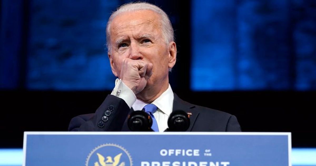 Joe Biden's cough during Electoral College victory speech worries supporters: 'Does he need a Covid-19 test?' - Vimarsana News