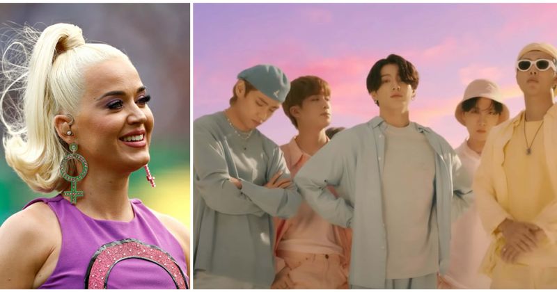 Was Katy Perry S I Purple Heart You On American Idol A Shout Out To Bts Army S Reaction Sparks Fandom War Meaww