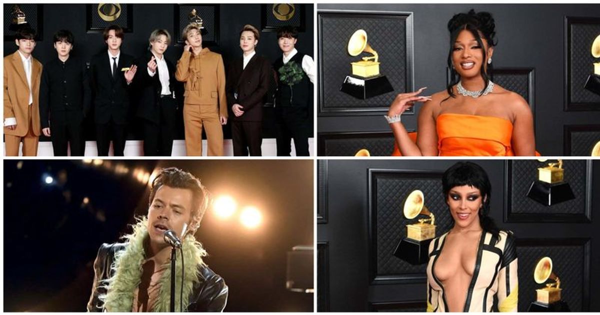 Grammys 2021 Red Carpet: From BTS to Harry Styles and ...