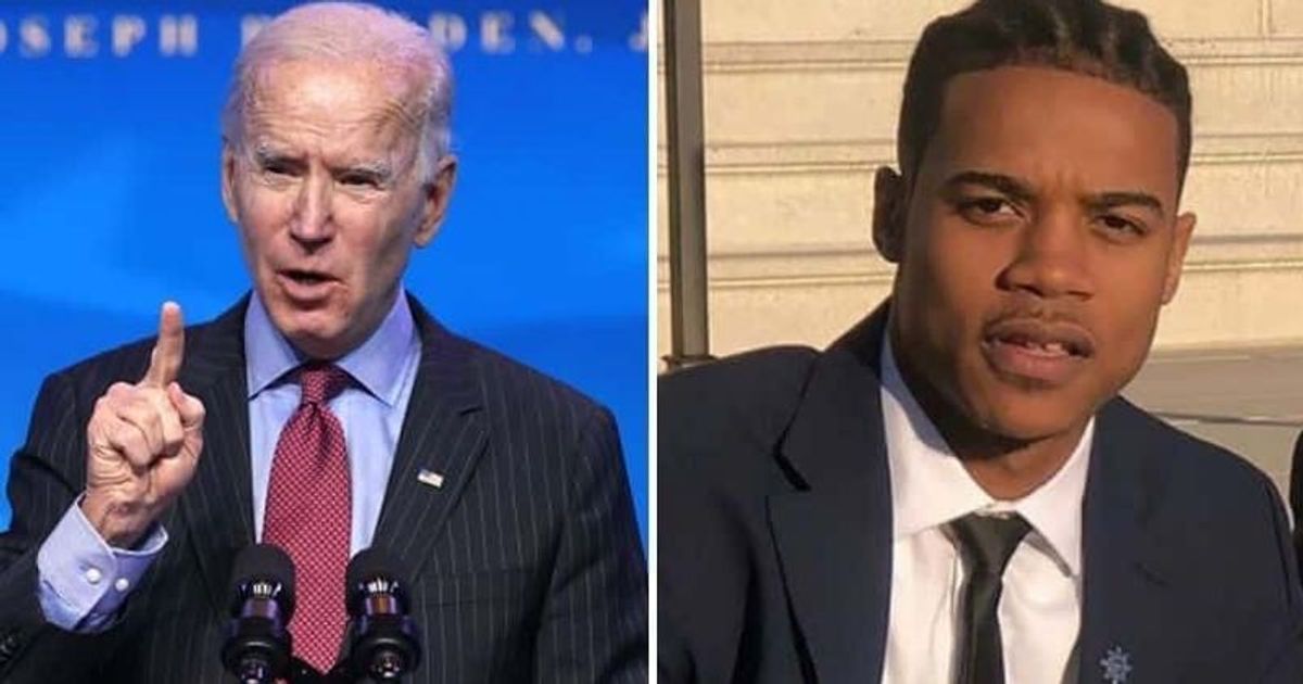 Joe Biden slammed for not condemning Capitol attacker Noah ...