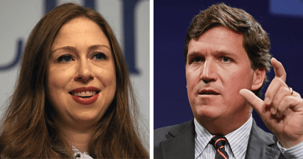 Tucker Carlson claps back at Chelsea Clinton over Covid row, says 'she's mad we asked super obvious questions' - Vimarsana News