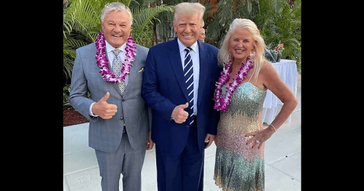 Donald Trump attends Hawaiian-themed party thrown by longtime donor, son Eric and daughter-in-law Lara also seen - Vimarsana News