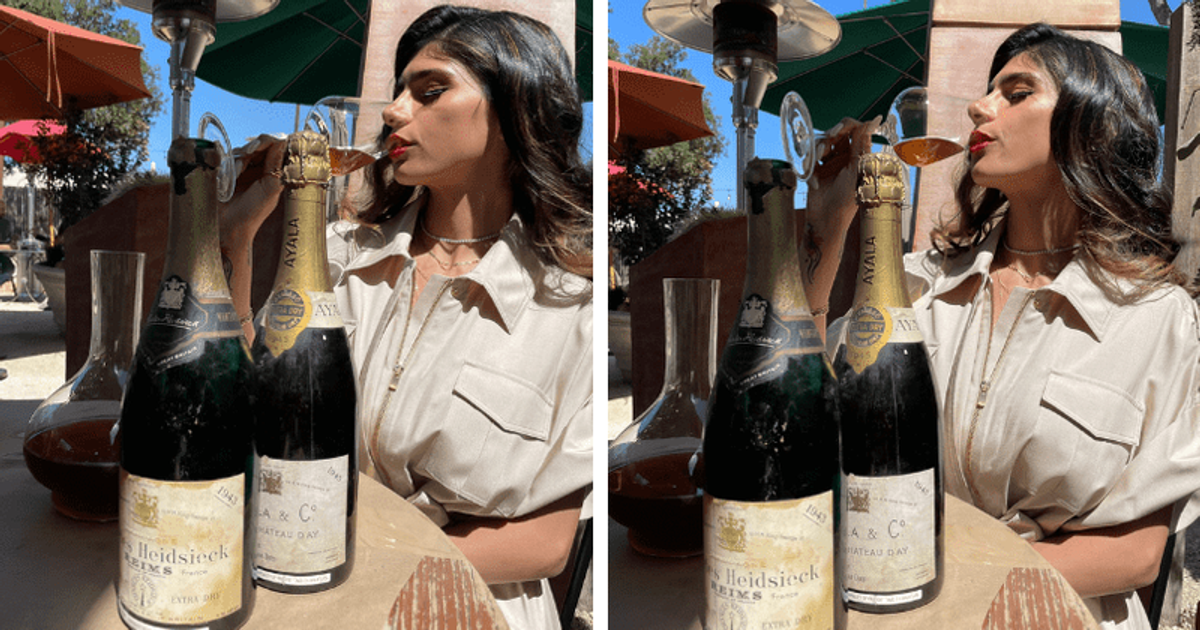 Mia Khalifa poses with Nazi-era wine to bash 'apartheid state' Israel, labeled 'antisemite' - Vimarsana News