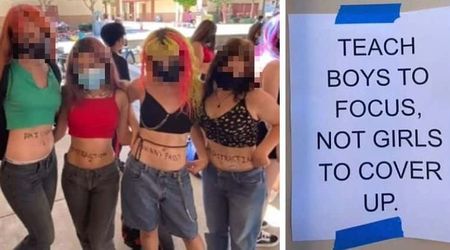 ‘Am I distracting?’: California teens stage walkout to protest school's 'sexist' dress code
