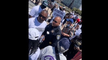 Safe Oakland: Black families rally to support police while ‘mostly White’ protesters heckle cops