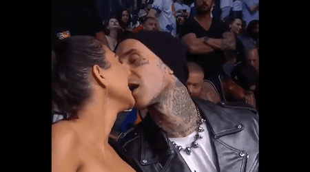 Kourtney Kardashian and Travis Barker's PDA at UFC 264 slammed: 'Creating new covid variant’
