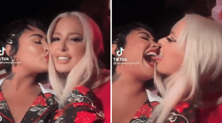 Demi Lovato and Tana Mongeau's steamy tongue play video goes viral, fans ask, 'are they dating?'