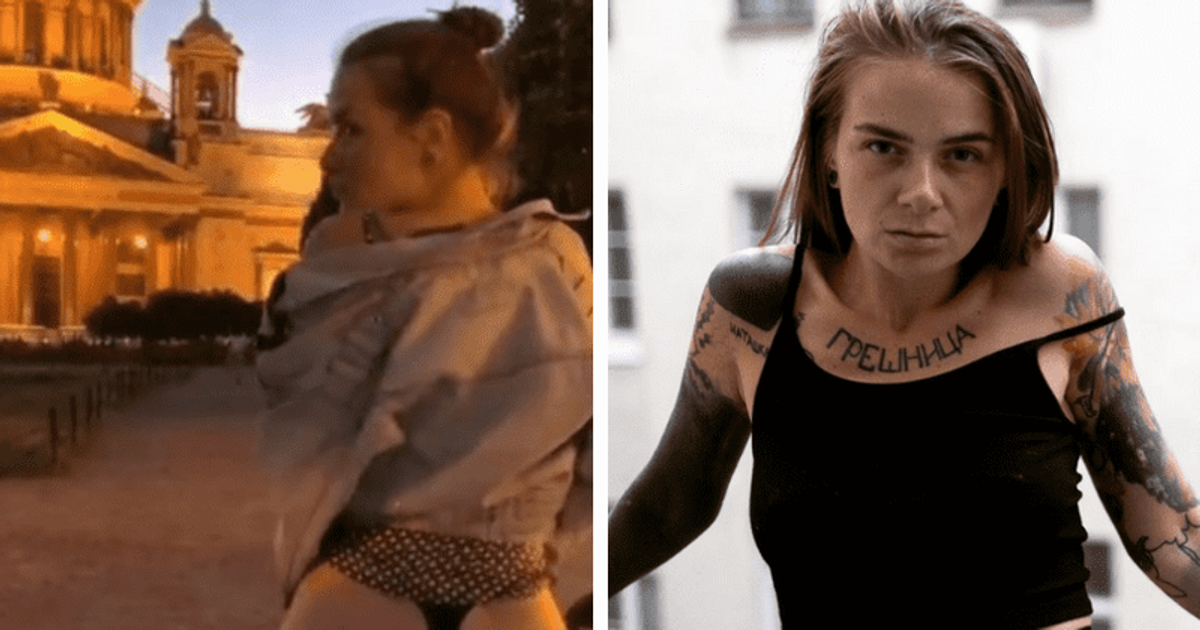 Ira Volkova: Model arrested for flashing bum outside Russia's St Isaac's Cathedral - Vimarsana News