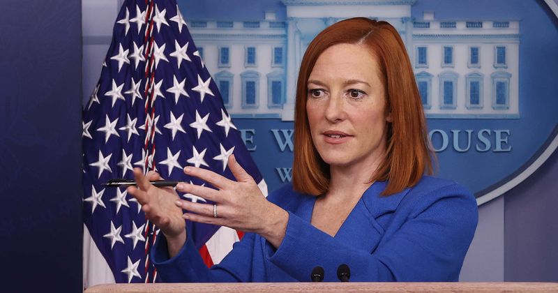 
                            
                            
                            
                            ¿Jen Psaki exhibió a Biden en Covid?  La impresión secy de doble vacunación de WH es positiva