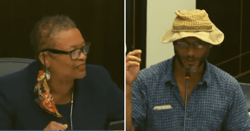 
                            
                            
                            
                            Jason Robo: Anti-vaxxer llama al oficial de salud negro 