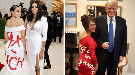 'Jealous' Lauren Boebert slammed for wearing 'Let's Go Brandon' dress to troll AOC