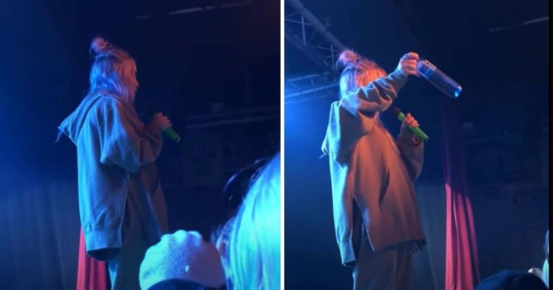 
                            
                            
                            
                            Billie Eilish vio ayudar a los fanáticos en un viejo video mientras el entumecido Travis Scott desata la ira