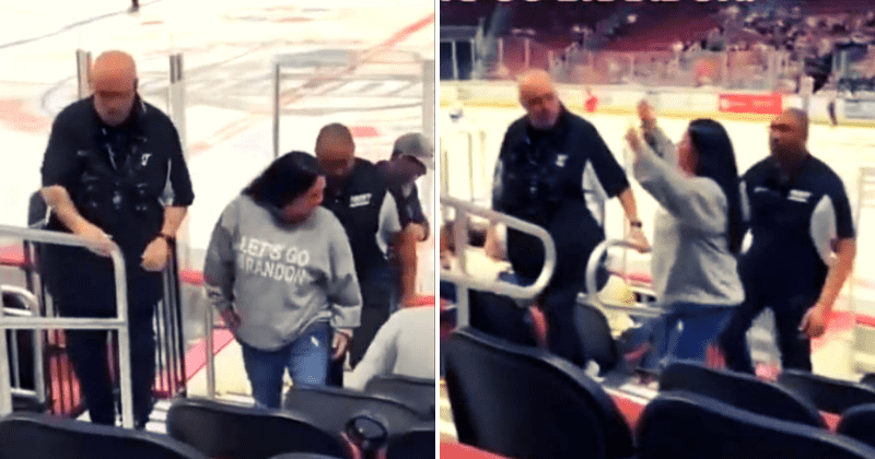 
                            
                            
                            
                            Indignación después de que un fanático del hockey vistiera la sudadera 