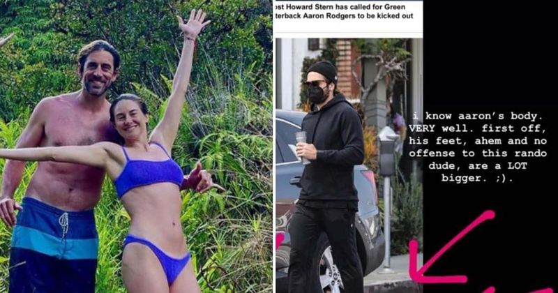 
                            
                            
                            
                            Shailene Woodley critica el informe de los medios sobre su novio Aaron Rodgers y se jacta del tamaño de su pene
