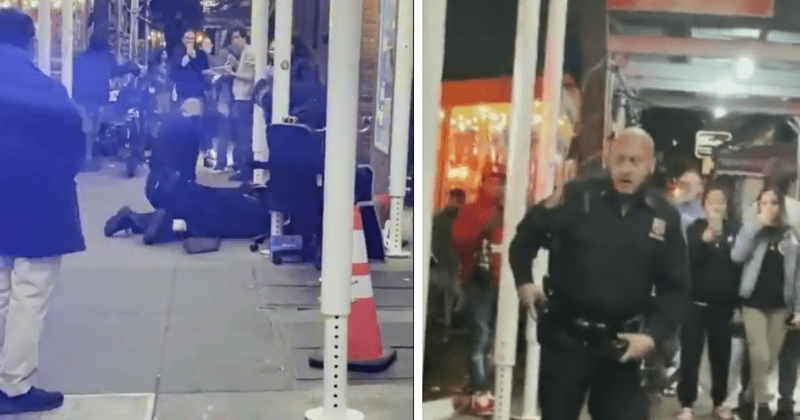 
                            
                            
                            
                            Policía de NYPD golpea a un vagabundo inconsciente mientras limpia un campamento de personas sin hogar en Nueva York en video