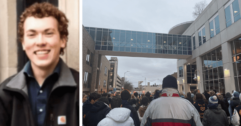 
                            
                            
                            
                            Justin Shilling: Cientos honran a una víctima de tiroteo en la escuela de Oxford de 17 años mientras se donan sus órganos