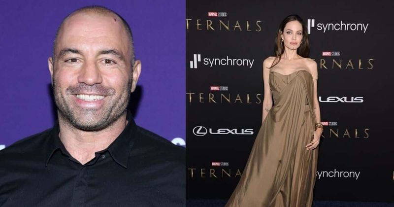 Joe Rogan under fire AGAIN as videos show him laughing at Angelina ...