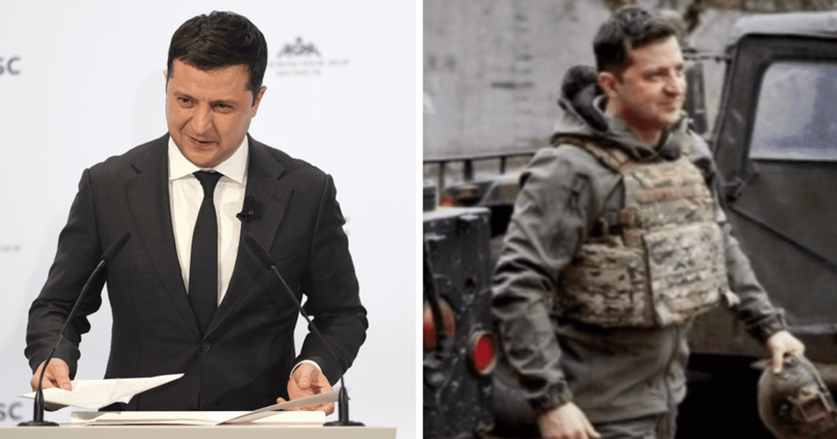 Truth behind viral pic of 'brave' Volodymyr Zelenskyy in combat gear - Vimarsana News