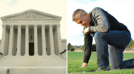 The Faith of Joseph Kennedy: SCOTUS to hear school coach's case after he's FIRED for praying with players