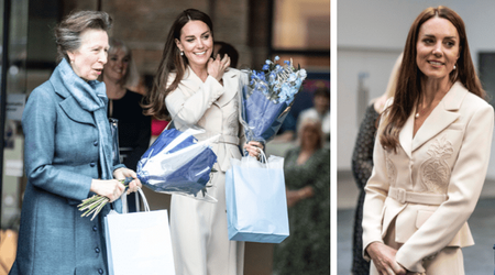 Kate Middleton dazzles in $500 dress on first joint outing with forever young Princess Anne