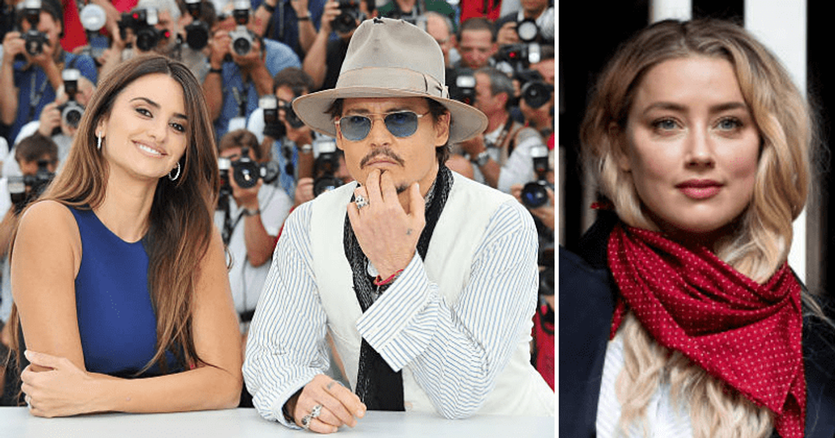 Penélope Cruz's description of Johnny Depp goes viral as actor's fans get #AmberHeardIsAPsycopath trending - Vimarsana News