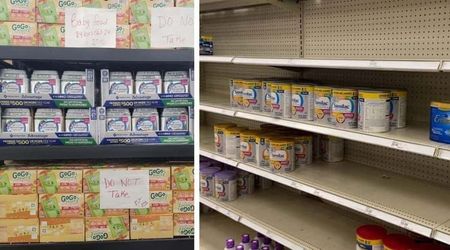 Pics of shelves FULL of baby formula at border centers spark outrage as US parents struggle