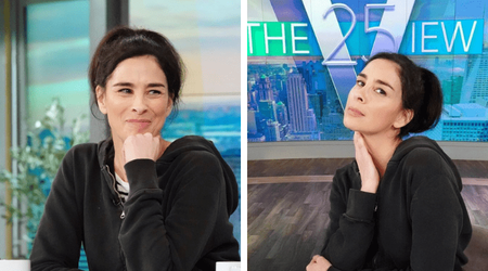 'We kiss each other where we p**': Silver Silverman's oral sex descripiton too much for The View